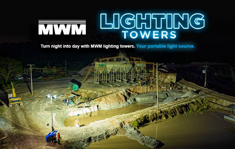Torre de Iluminação com gerador MWM